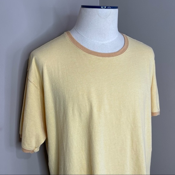 St. John’s Bay Yellow Performance Tee Sz XL - Picture 8 of 9
